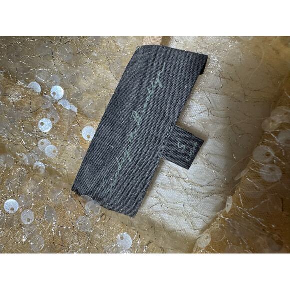 Sundays in Brooklyn Anthropologie Ethereal Sequin Sheer Blouse Small - Picture 9 of 9